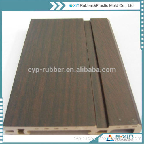 Waterproof Surface Woodgrained PVC Wood Skirting